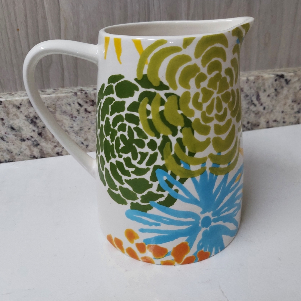 Jill Rosenwald Floral Pitcher by Magenta